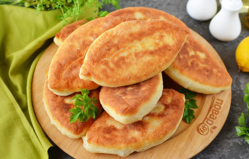 1. Этап. Вкусные пирожки на кефире: Можно подавать к столу.