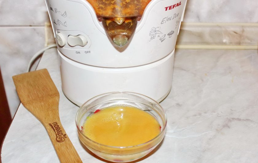 1. Этап. Сок из тыквы: Также поступите с яблоками.