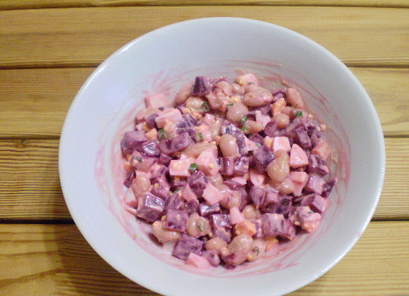 1. Этап. Салат к пельменям: 6. Перемешиваем и салат готов. Подавать к столу свежеприготовленным. Приятного!