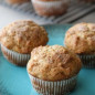 Банановые маффины с медом и арахисовым маслом