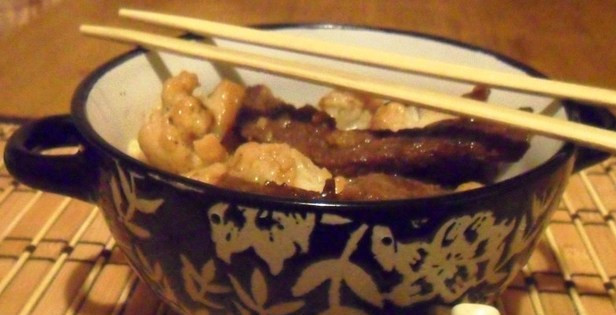 1. Этап. Говядина с цветной капустой: Приятного аппетита!