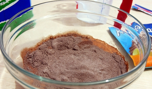 1. Этап. Торт Пирамида: Приготовьте крем 