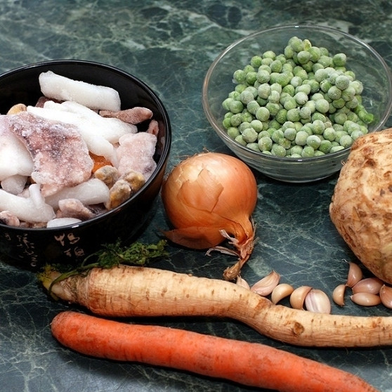 1. Этап. Басмати с овощами и морепродуктами: Для наглядности, показываю необходимые нам ингредиенты.