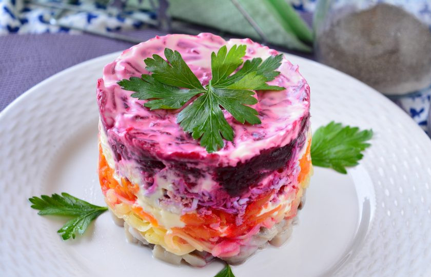 1. Этап. Селедка под шубой по ГОСТу: Приятного аппетита!