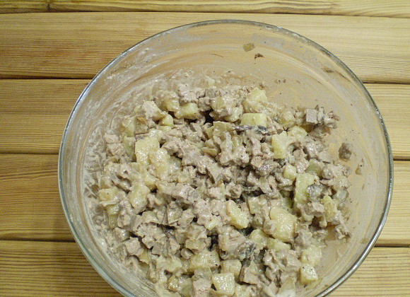 1. Этап. Салат Обезьянка: Салат готов!