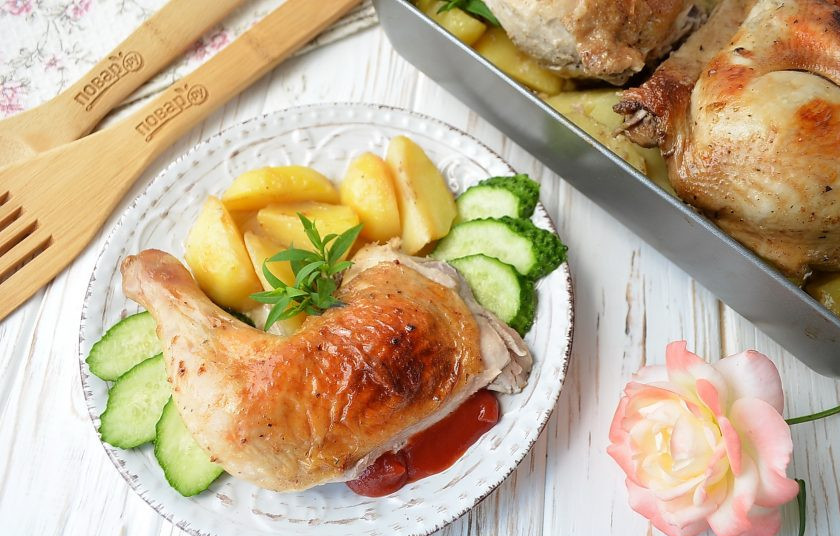 1. Этап. Курица с медом: 6. Приятного аппетита!