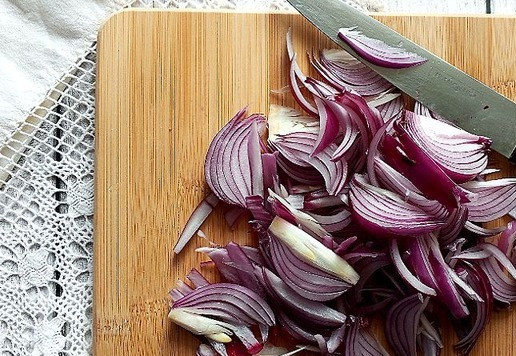 1. Этап. Луковый мармелад на красном вине: ГОтовим 