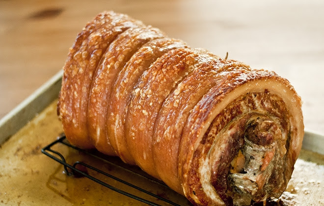 1. Этап. Паркет из свинины: 5. Готовый 