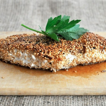 Рыба в кунжуте