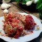 Ленивые голубцы с рисом и фаршем