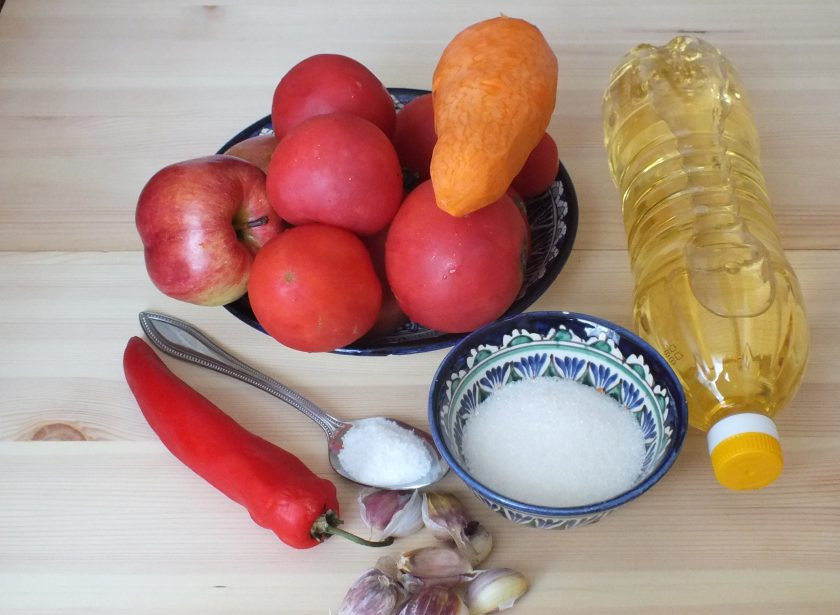 1. Этап. Аппетитка: Подготовьте необходимые ингредиенты.