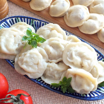 Пельмени из судака