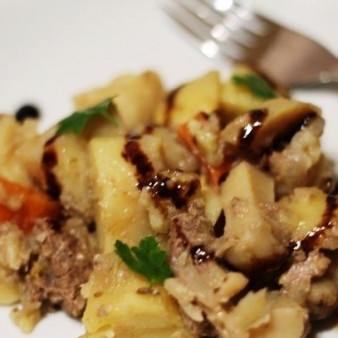 Говядина кусочками в мультиварке