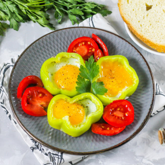 Яичница в перце