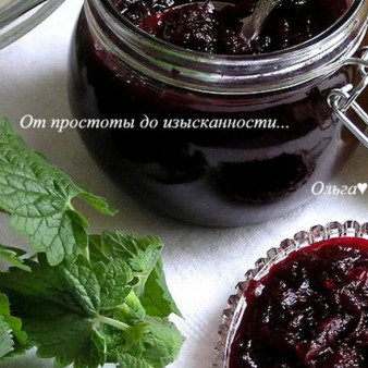 Конфитюр из свеклы с лимоном и мятой