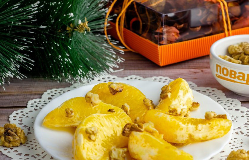 1. Этап. Апельсин в духовке с медом и корицей: Приятного аппетита!