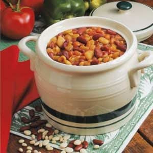 Light Three-Bean Casserole