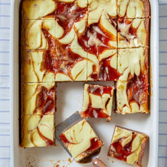 Strawberry Cheesecake Brownies