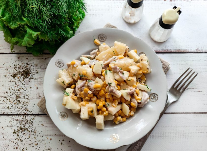 1. Этап. Салат Тайсон: Салат 