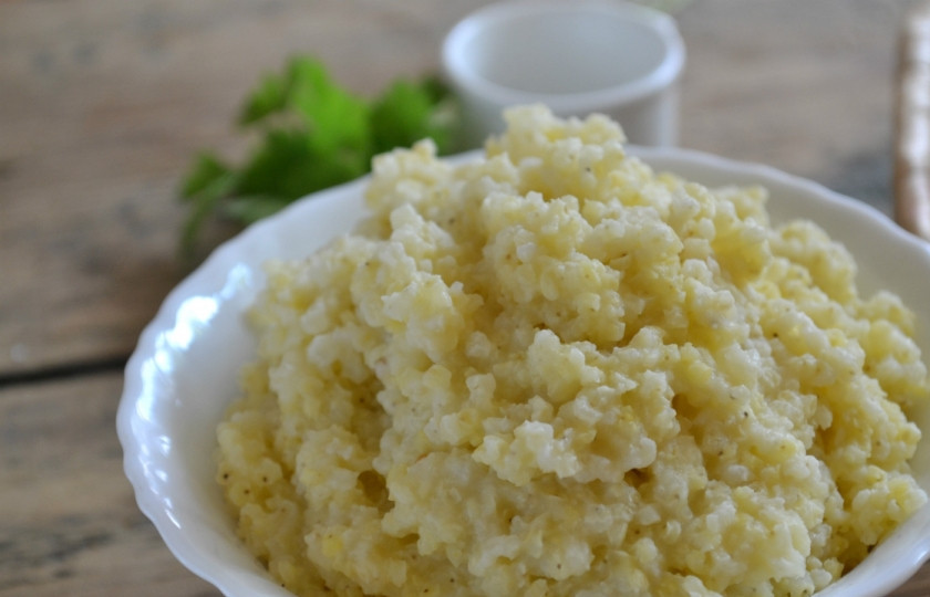 1. Этап. Пшенная каша на воде: Пшенная каша на воде готова. Приятного аппетита!