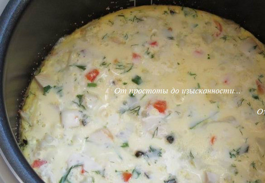 1. Этап. Запеканка из цветной капусты в мультиварке: Готовьте в режиме 