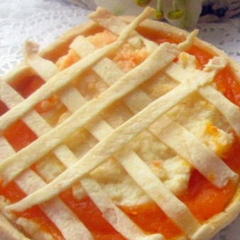 Корзиночки с тыквой и творогом