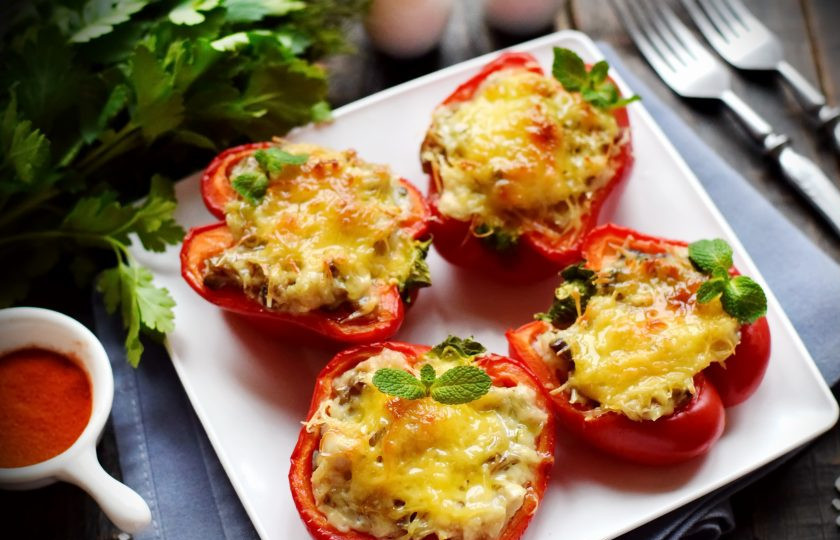 1. Этап. Жюльен в болгарском перце: Приятного аппетита!