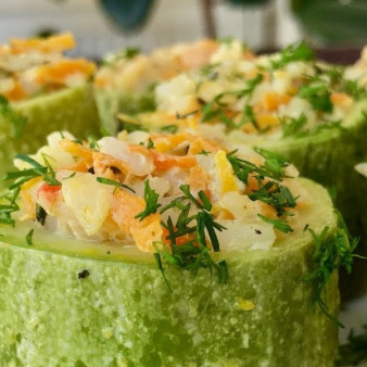 Фаршированные кабачки по-монастырски