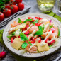Салат с соленой красной рыбой