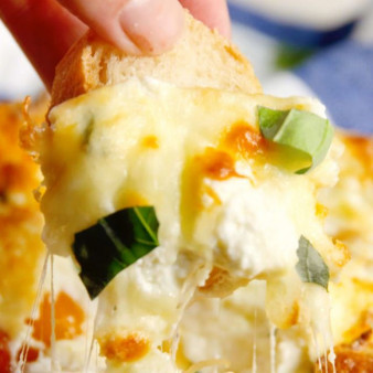 Baked Three-Cheese Dip