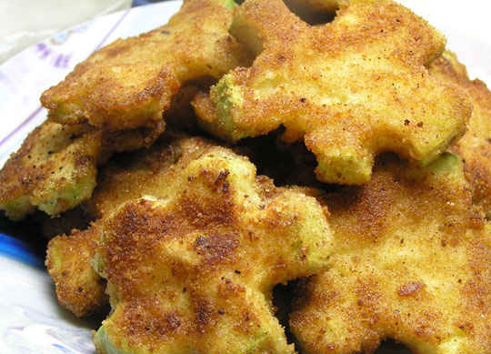 1. Этап. Кабачки, жаренные в сухарях: Приятного аппетита!