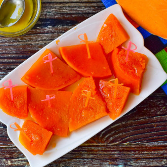 Тыква вареная с медом