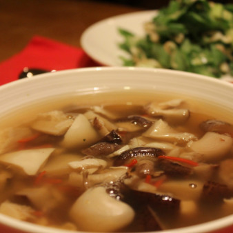 Суп грибной из замороженных грибов