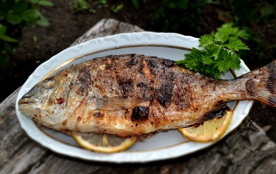 1. Этап. Дорадо на мангале: Дорадо на мангале - это полезно, просто и очень вкусно. Приятного аппетита!