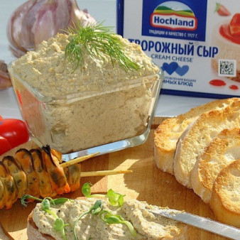 Паштет из копченых мидий