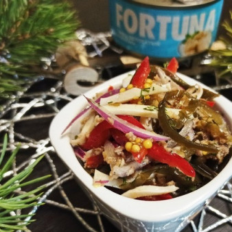 Салат Дары моря