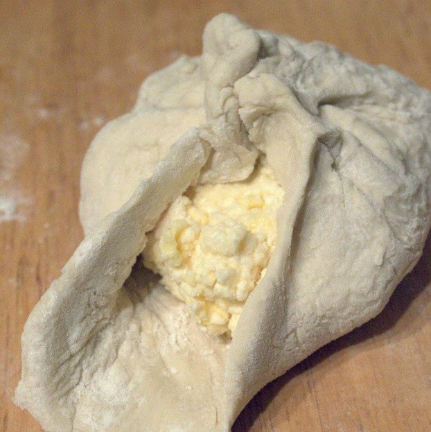 1. Этап. Хачапури по-имеретински: Потом так.