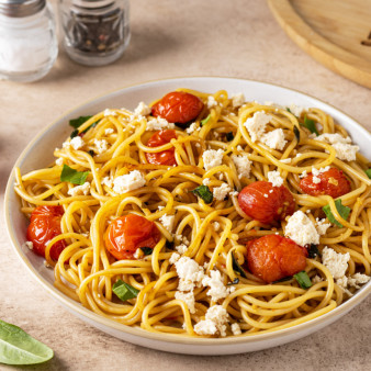 Спагетти с бальзамическим уксусом