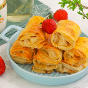 Лаваш с творогом в аэрогриле