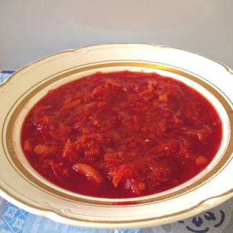 Борщ на бобах