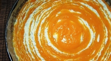 1. Этап. Рецепт запеканки из тыквы: И так чередуйте начинки до заполнения формы.