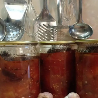 Лечо из баклажанов