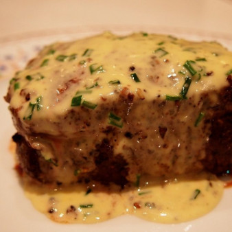 Бифштекс с сыром