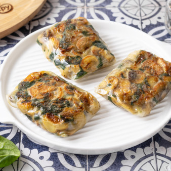 Блины из рисовой бумаги с шампиньонами