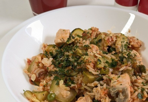 1. Этап. Быстрая сковорода с цукини и лососем: Полезно, просто и очень вкусно!