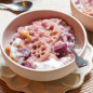 Lotus, Purple Sweet Potato, and Coconut Rice Pudding