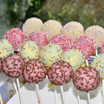 Кейк попсы со сгущенкой