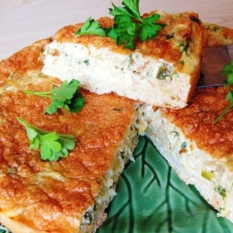 Пирог с капустой на скорую руку