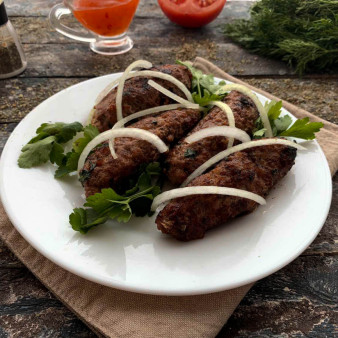 Люля кебаб на сковороде без шпажек