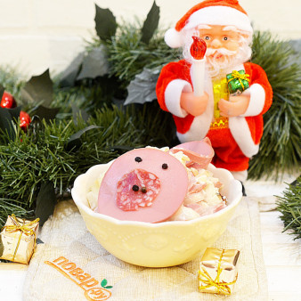 Салат на Новый год Свиньи